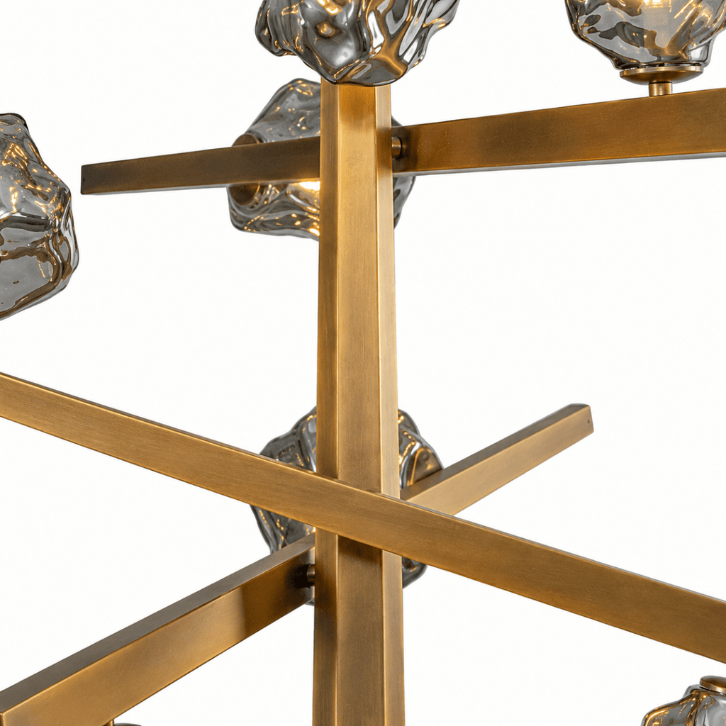 Driftline Aged Brass Sputnik Chandelier