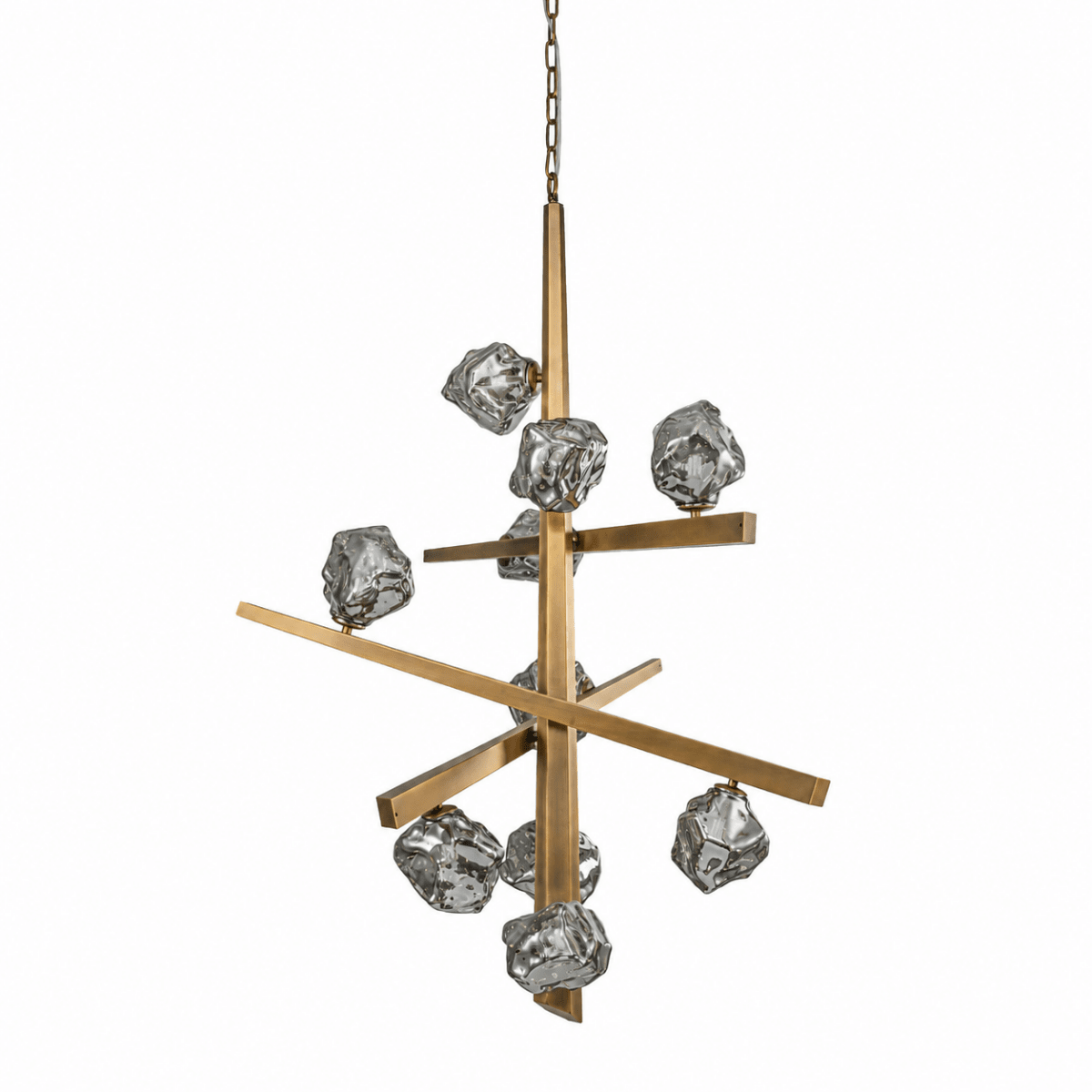 Driftline Aged Brass Sputnik Chandelier