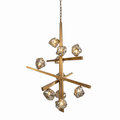 Driftline Aged Brass Sputnik Chandelier