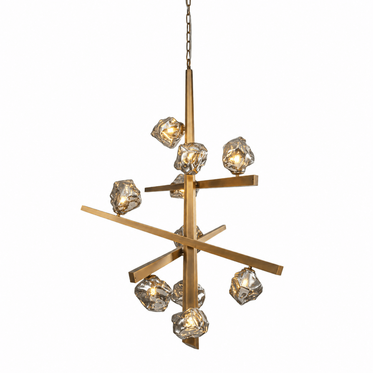 Driftline Aged Brass Sputnik Chandelier