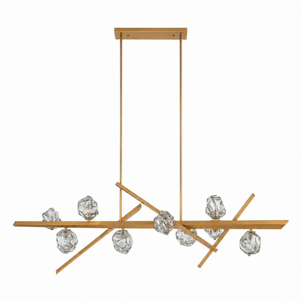 Driftline Smoky 47" Sputnik Linear Chandelier