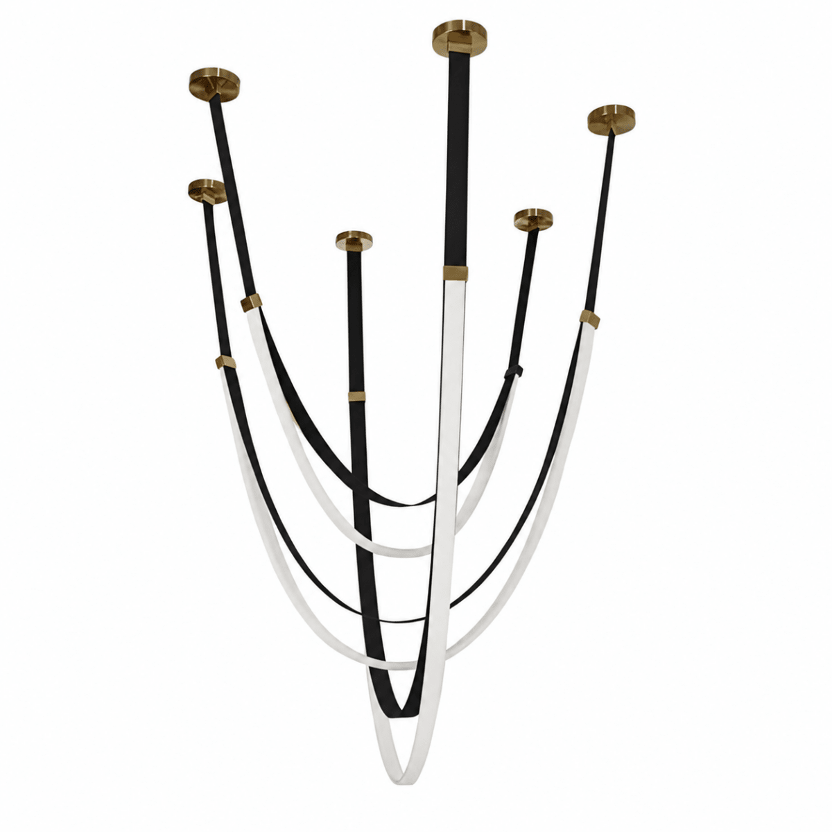 Elantra Black LED Chandelier