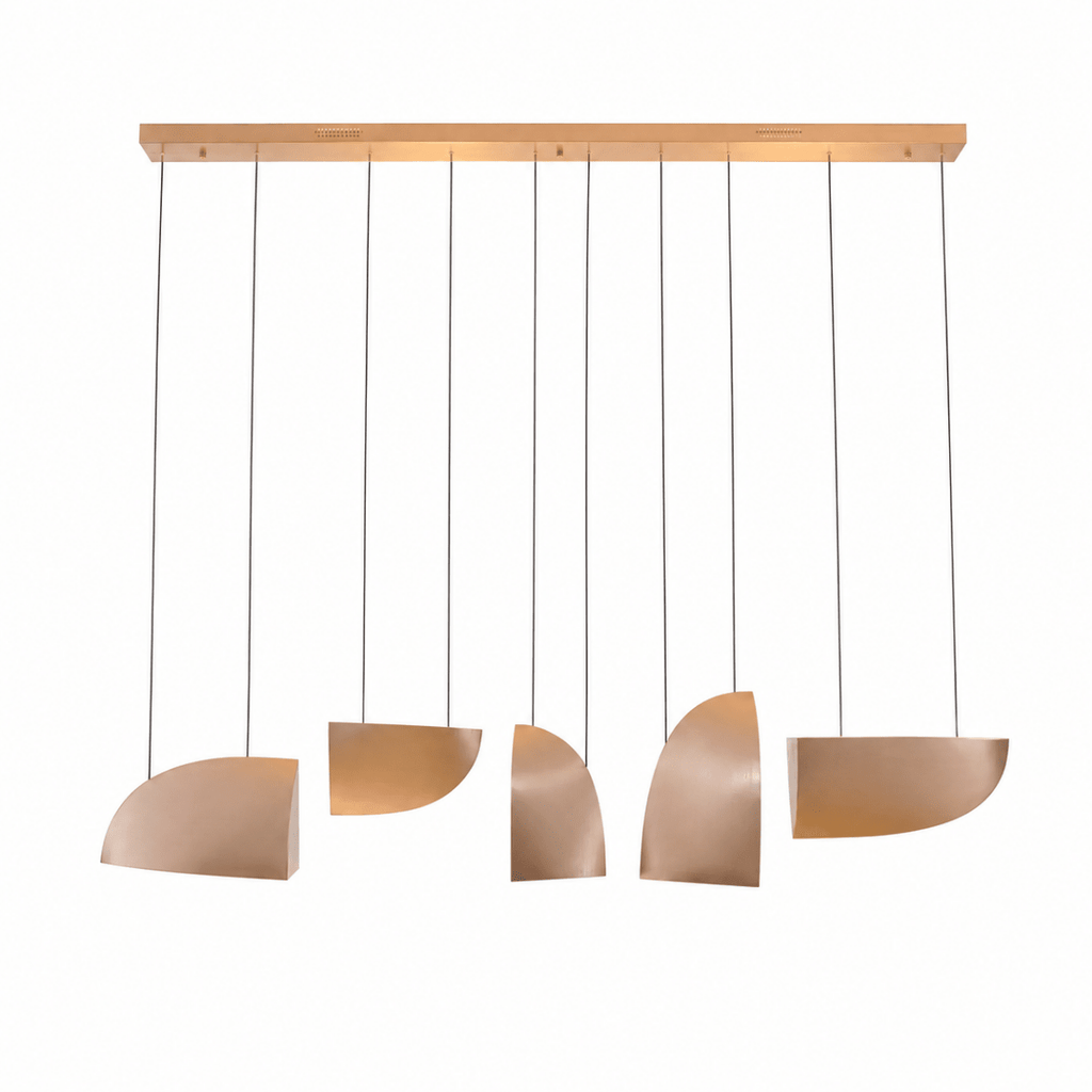 Elarra Geometric Linear LED Chandelier