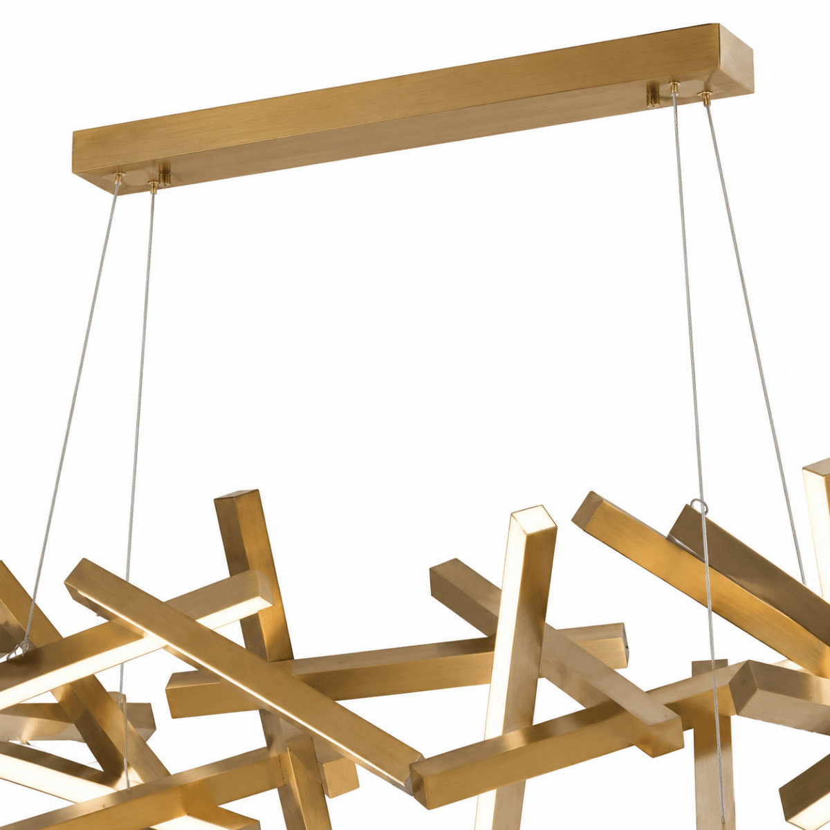 Erratic Forms Sputnik Linear LED Chandelier