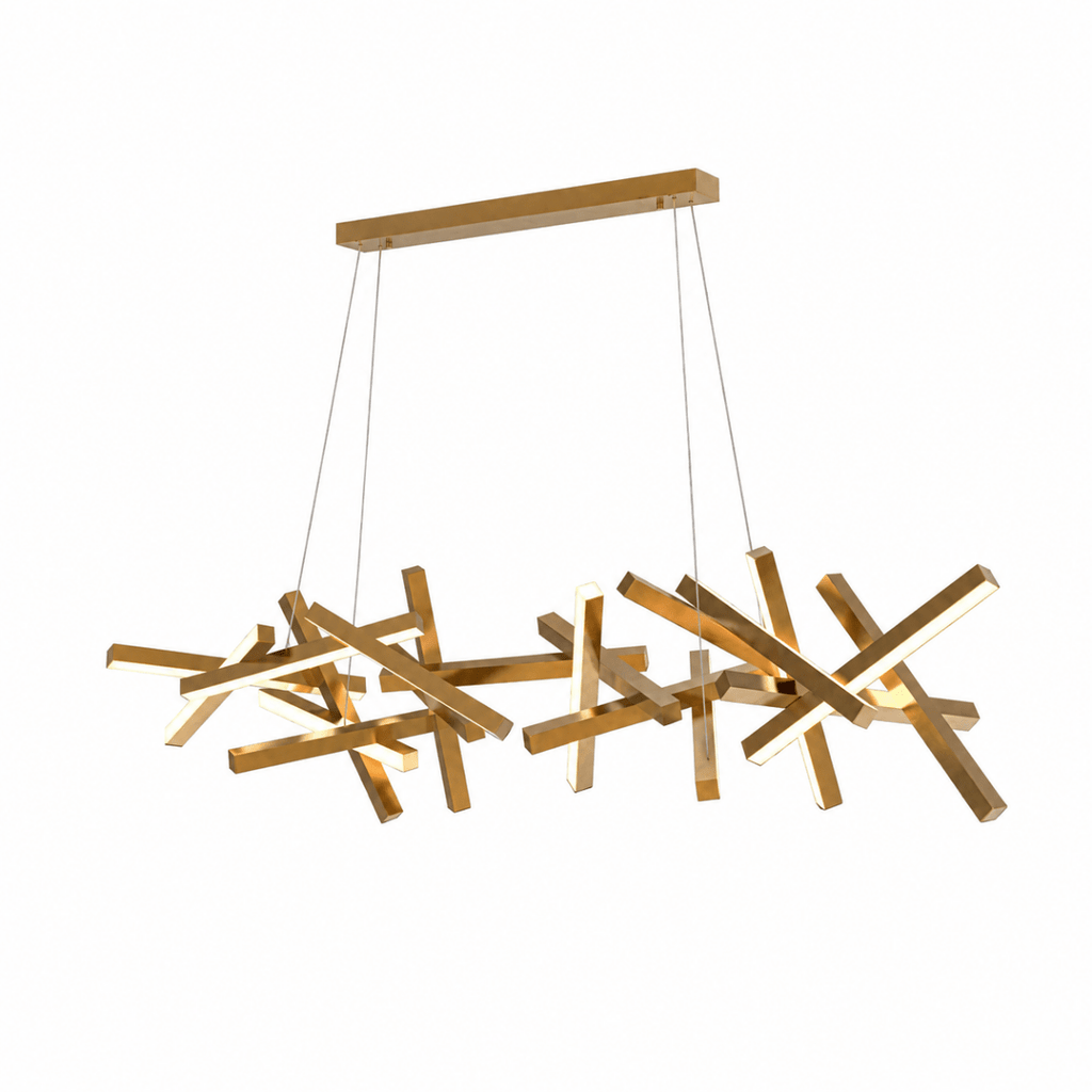 Erratic Forms Sputnik Linear LED Chandelier