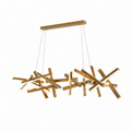 Erratic Forms Sputnik Linear LED Chandelier