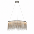 Fringe Noir 24" Tassel LED Round Chandelier
