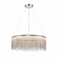 Fringe Noir 31" Tassel LED Round Chandelier