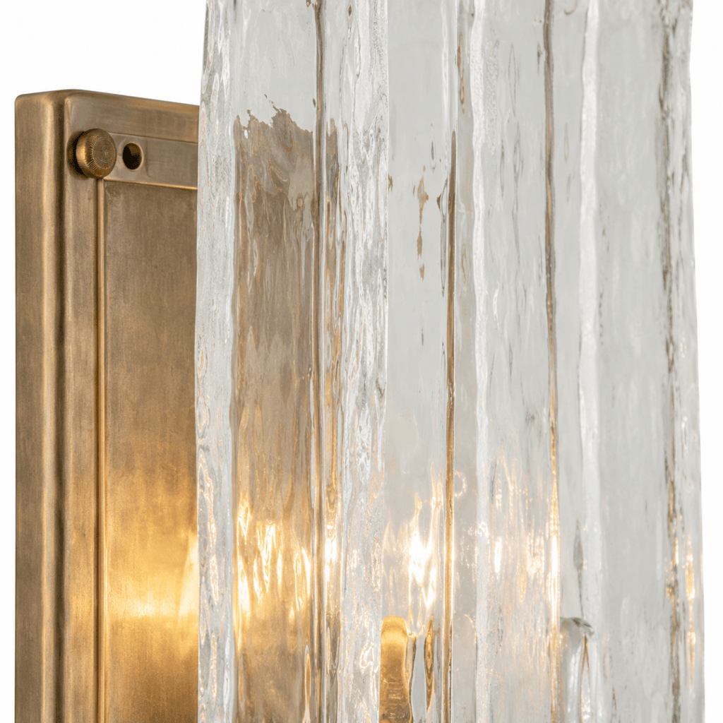 Glacier Ice Lattice Wall Sconce