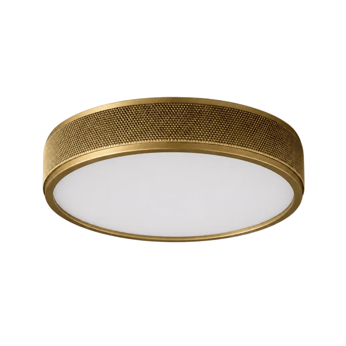 Griden Aged Brass LED Flush Mount