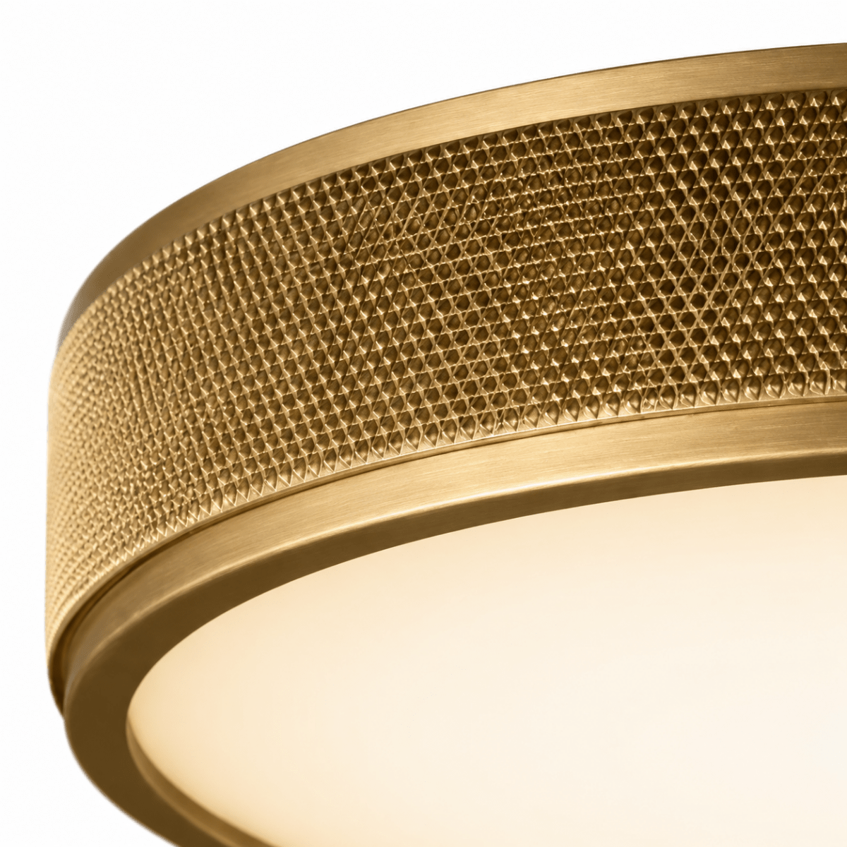 Griden Aged Brass LED Flush Mount