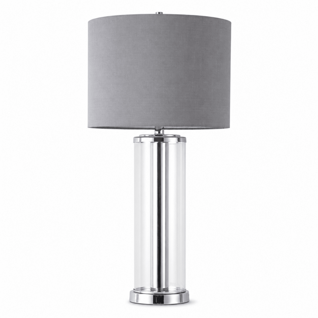 Halloway 30 Inch Chrome Table Lamp