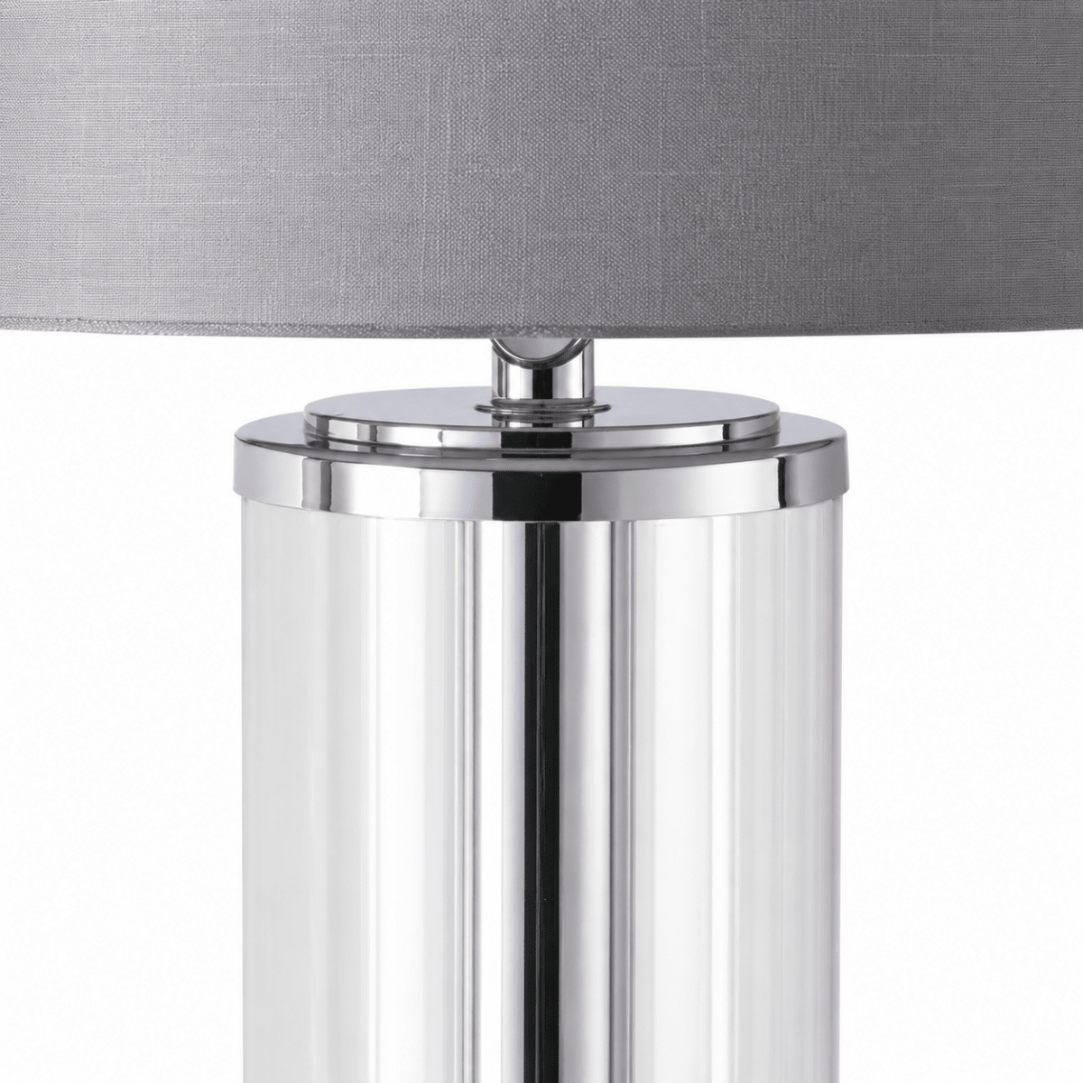 Halloway 30 Inch Chrome Table Lamp