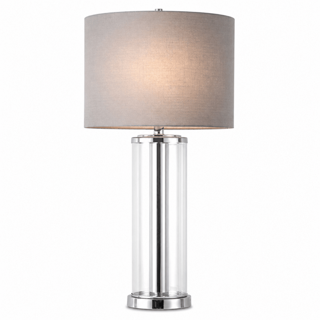 Halloway 30 Inch Chrome Table Lamp