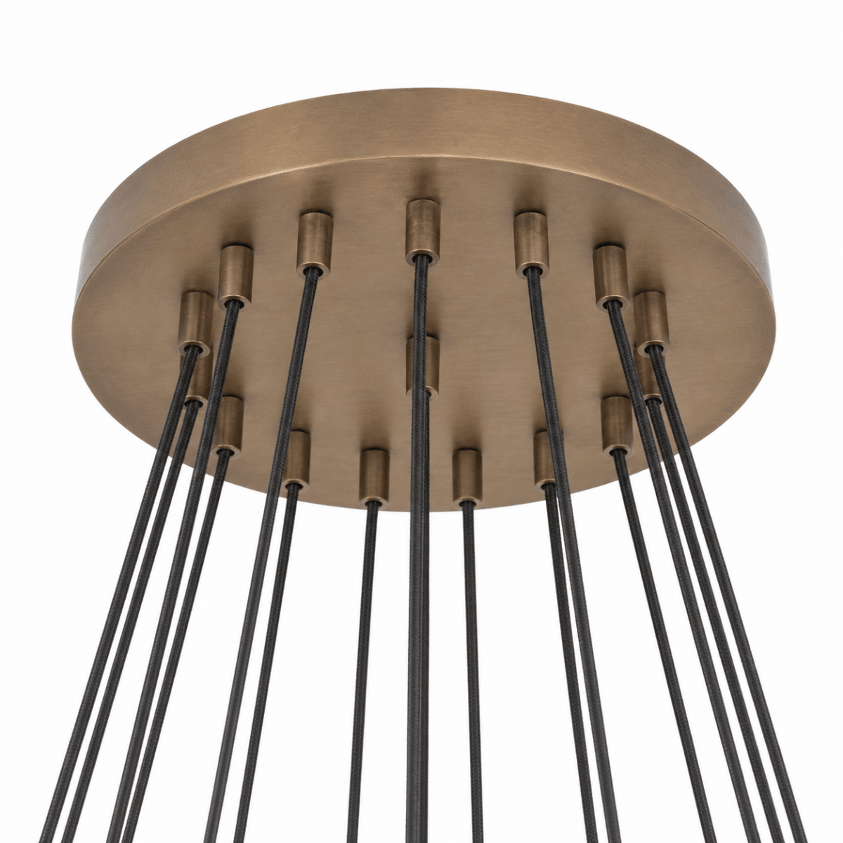 Helix Halo Tiered Hexagon LED Chandelier