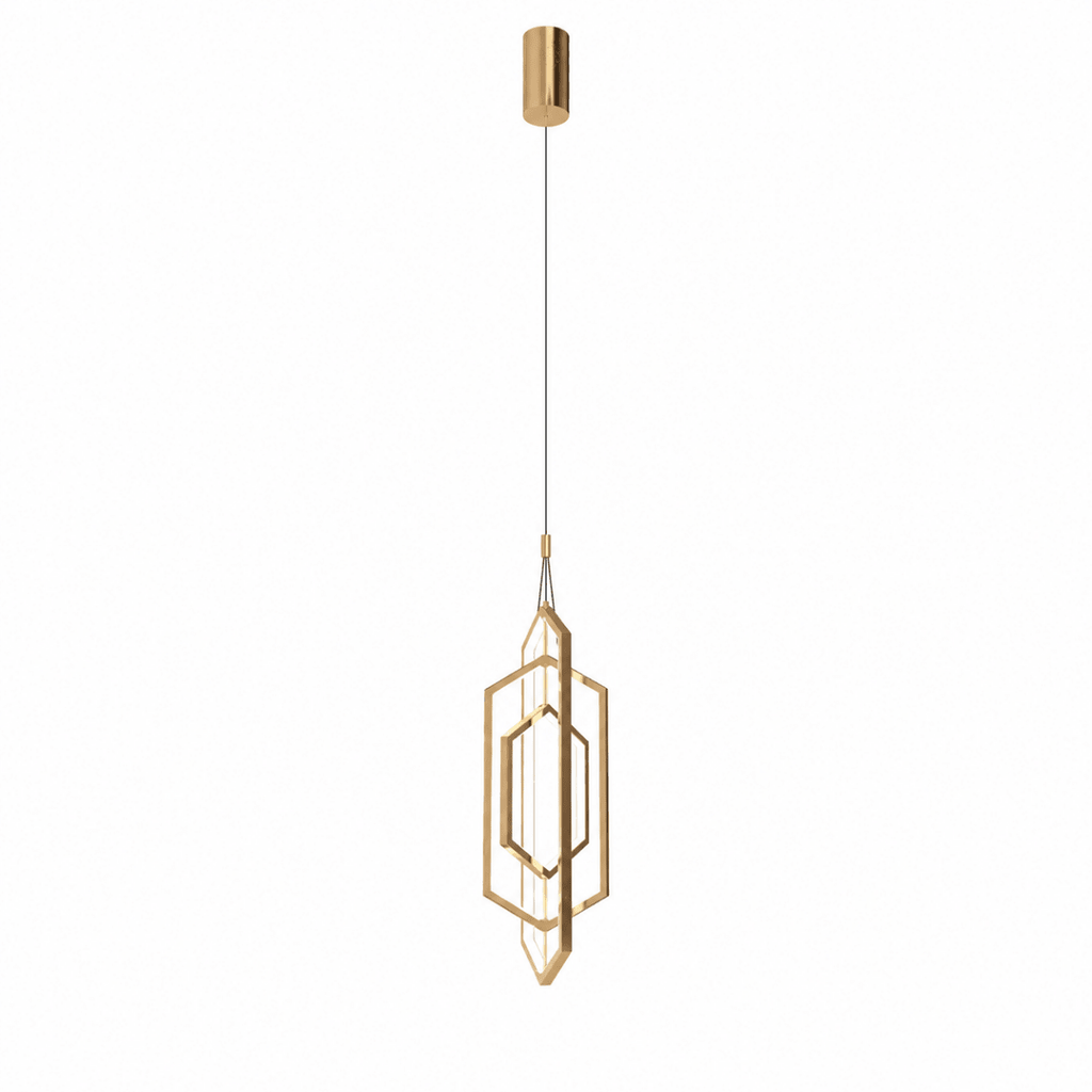 Hexa Verge Hexagon LED Pendant