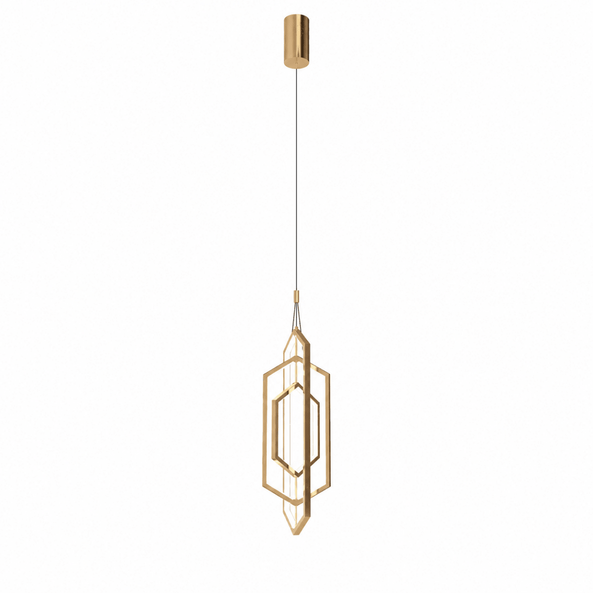 Hexa Verge Hexagon LED Pendant