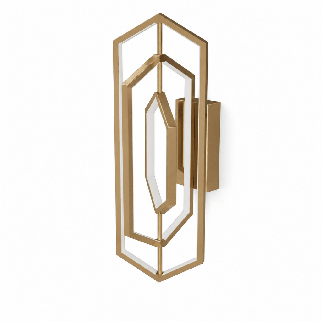 Hexa Verge Hexagon LED Wall Sconce
