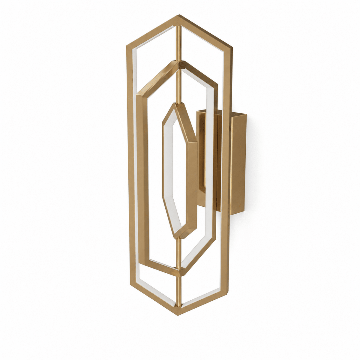 Hexa Verge Hexagon LED Wall Sconce