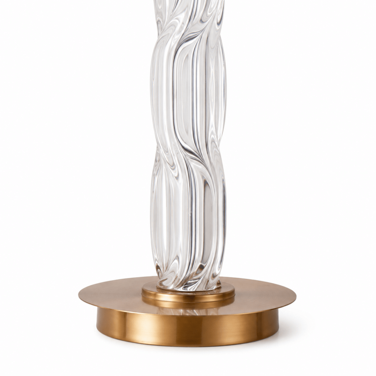 Loop 28 Inch Glass Table Lamp