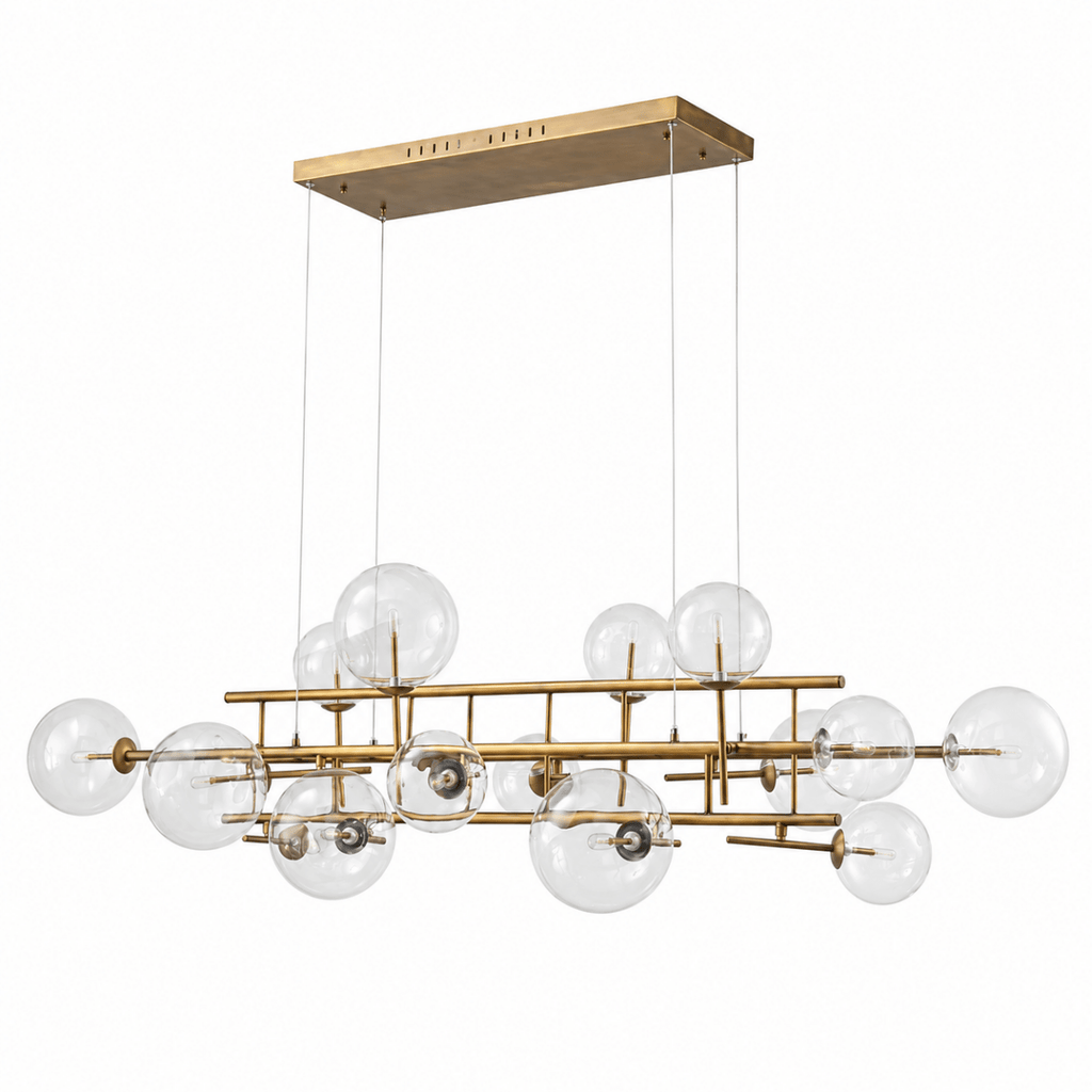 Lucent 71 Inch Linear Globe Chandelier