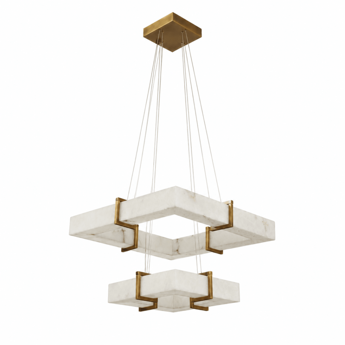 Lunexa Frame 2 - Tier Parallel LED Chandelier