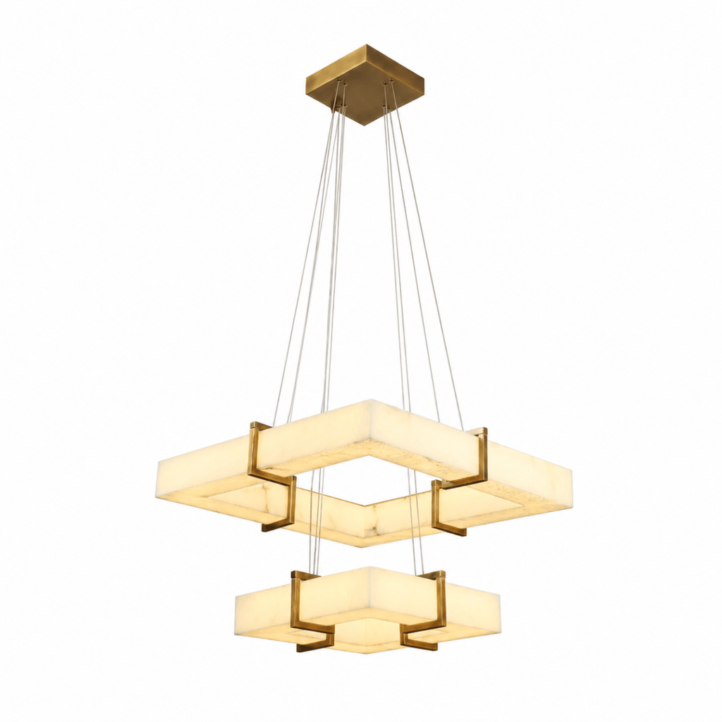 Lunexa Frame 2 - Tier Parallel LED Chandelier