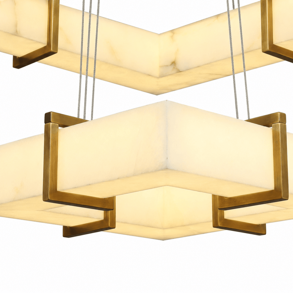 Lunexa Frame 2 - Tier Parallel LED Chandelier