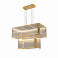 Lustra 2-Tier Linear LED Chandelier