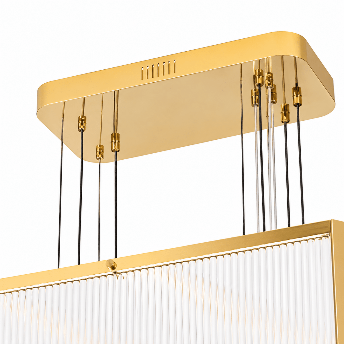 Lustra 3-Tier Linear LED Chandelier