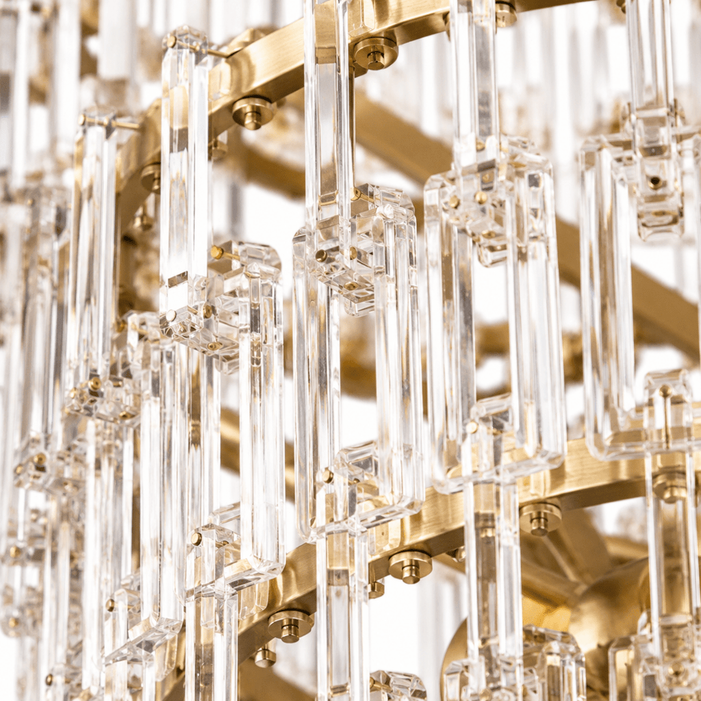 Lustra Link 36" Tiered Round Chandelier