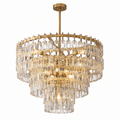 Lustra Link 36" Tiered Round Chandelier