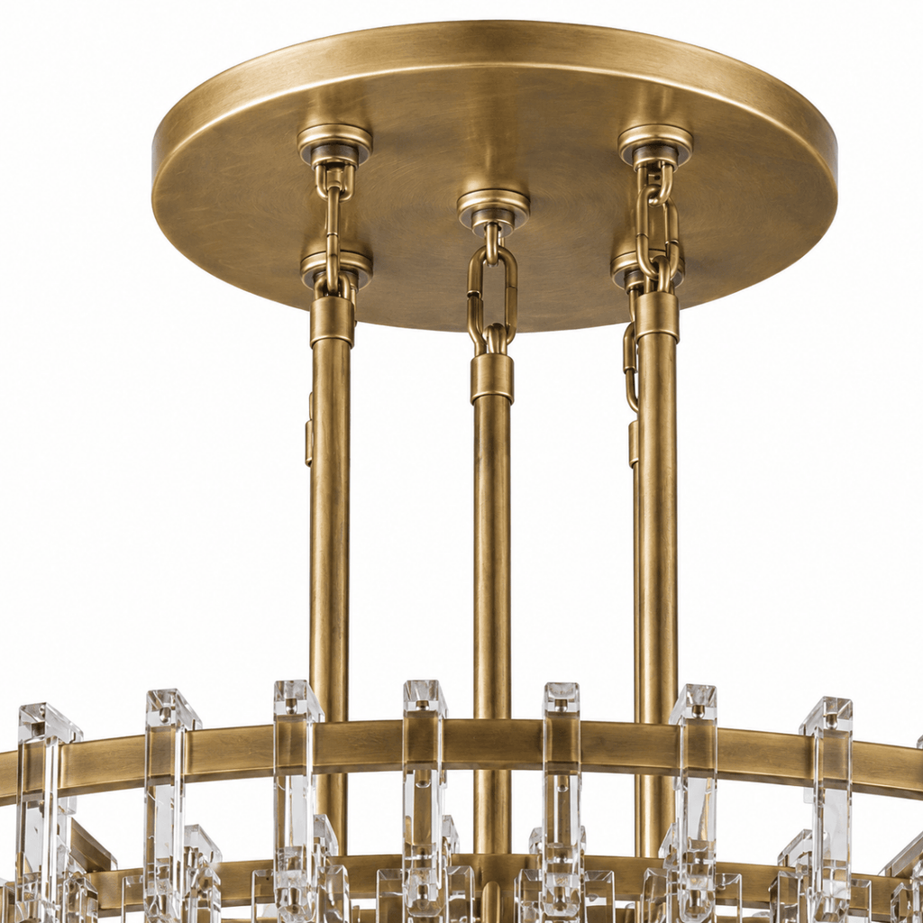 Lustra Link 48" Tiered Round Chandelier