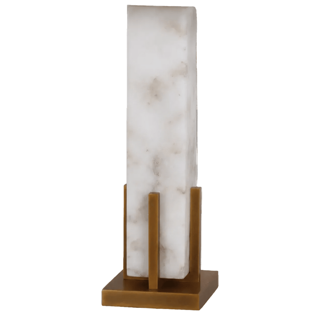 Luxe Linea Marble Table Lamp