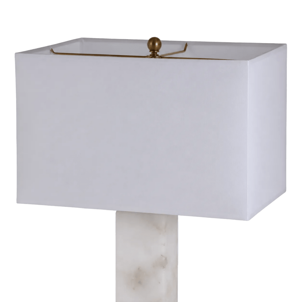Luxe Linea Marble Table Lamp