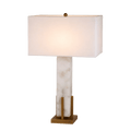 Luxe Linea Marble Table Lamp