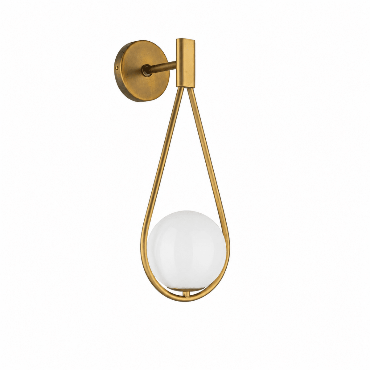 Lyra Teardrop Bronze Wall Sconce