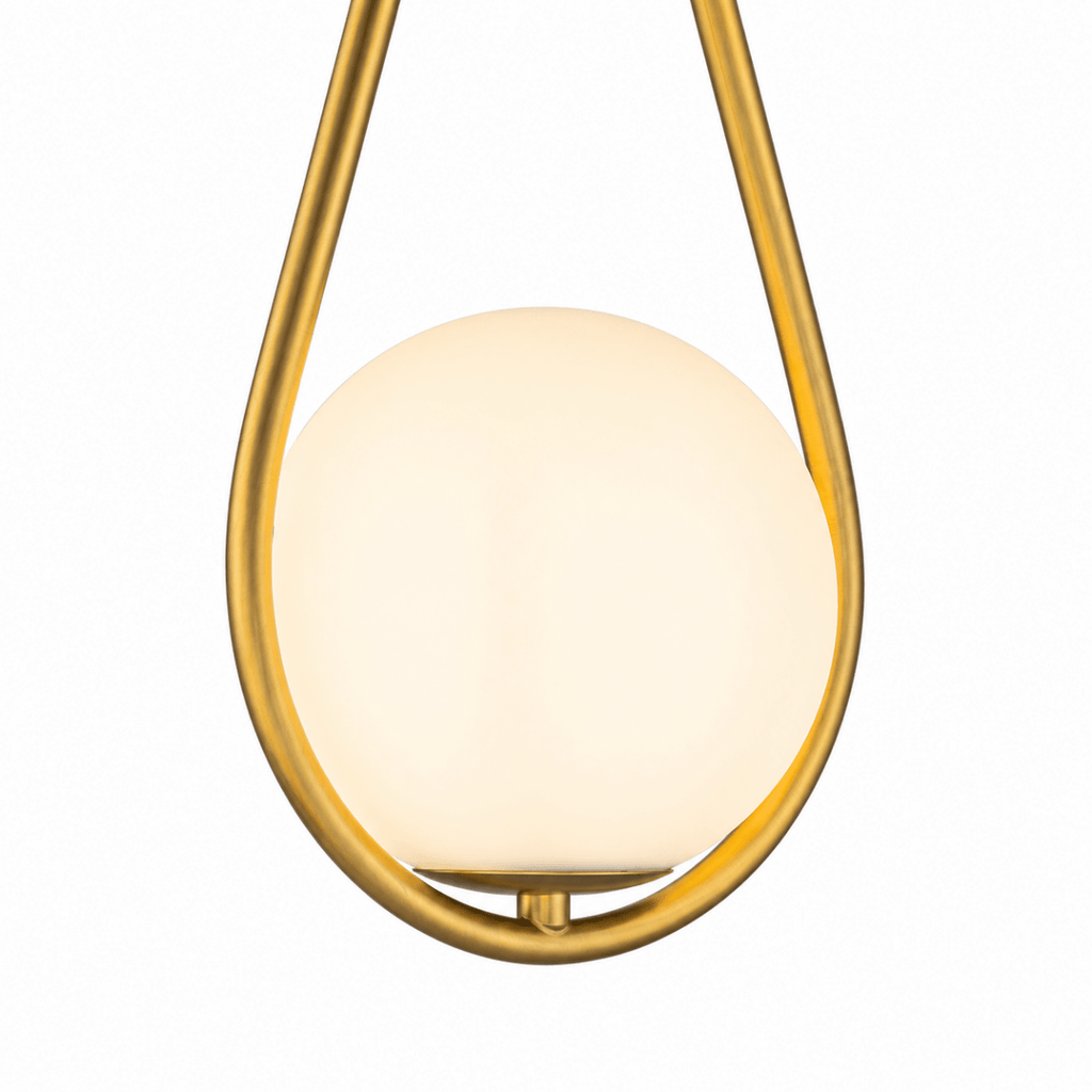 Lyra Teardrop Bronze Wall Sconce