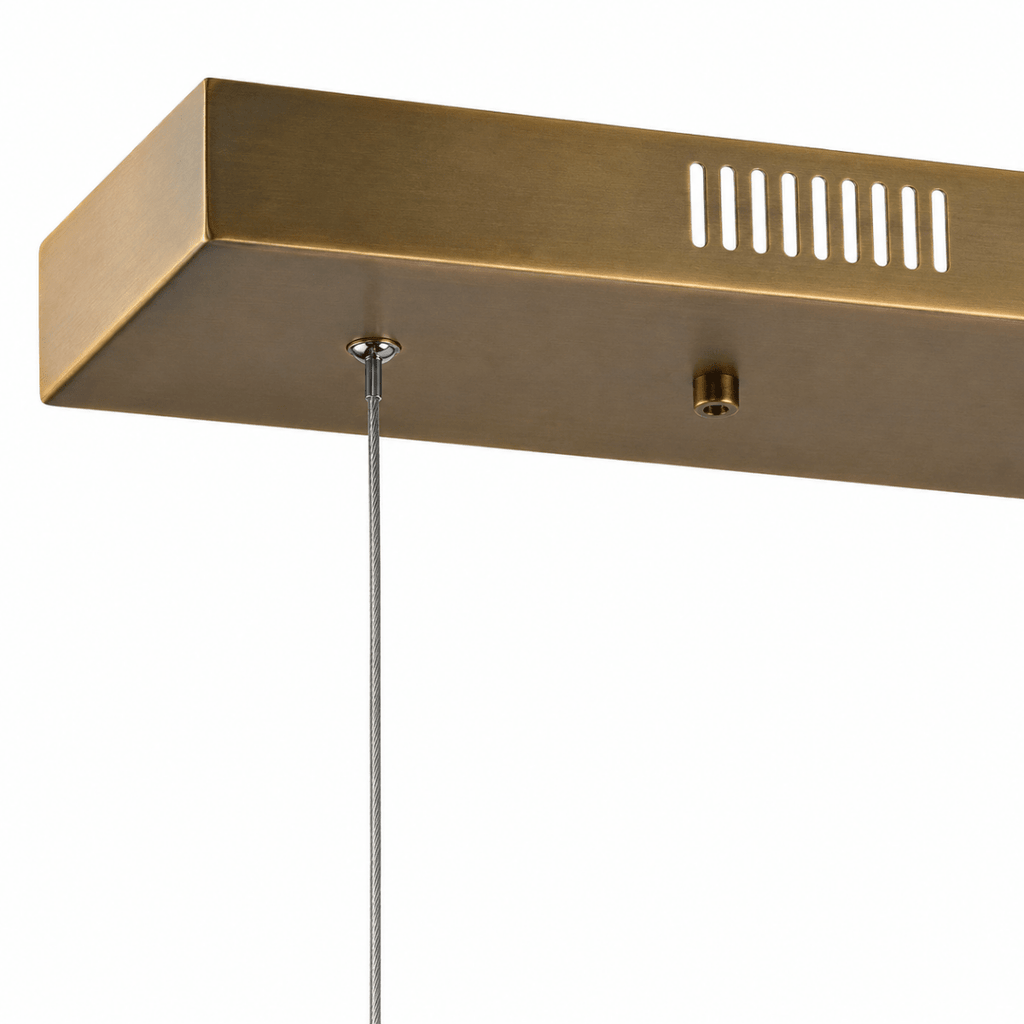 Modulon Suspension Clear Linear LED Chandelier