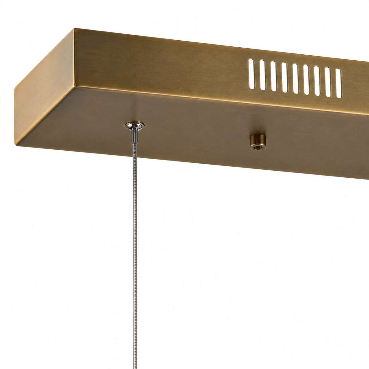 Modulon Suspension Clear Linear LED Chandelier