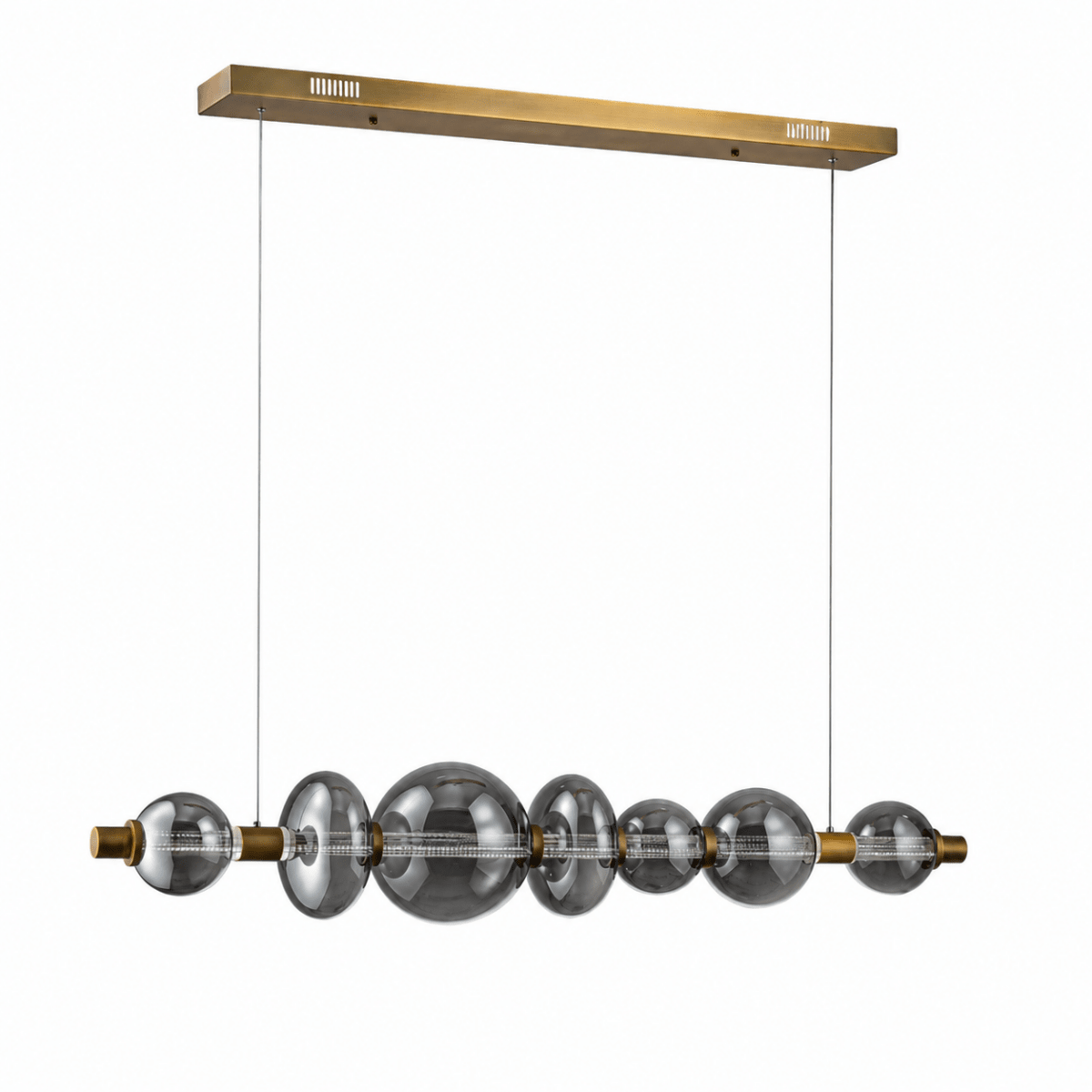 Modulon Suspension Smoke Linear LED Chandelier