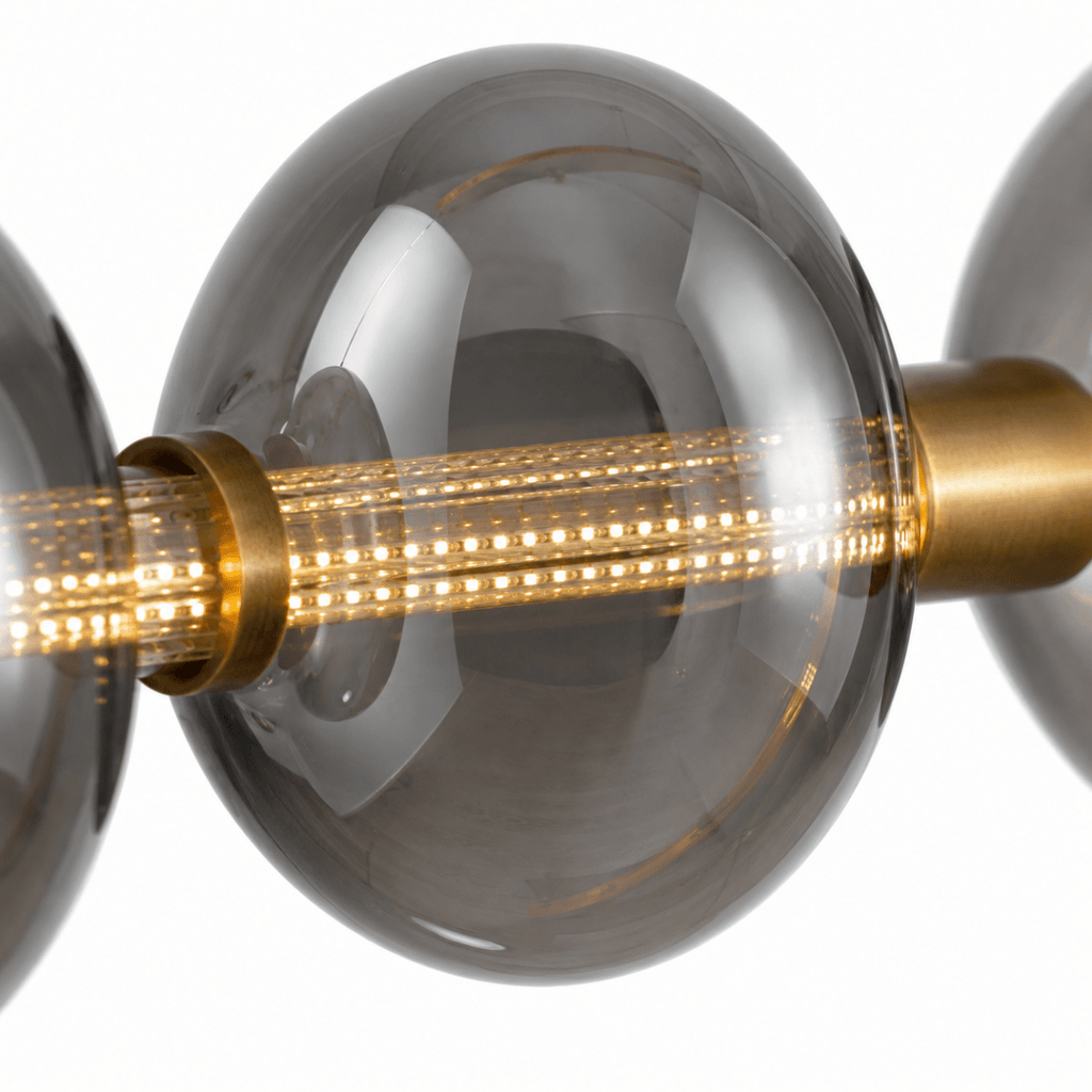 Modulon Suspension Smoke Linear LED Chandelier