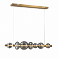 Modulon Suspension Smoke Linear LED Chandelier