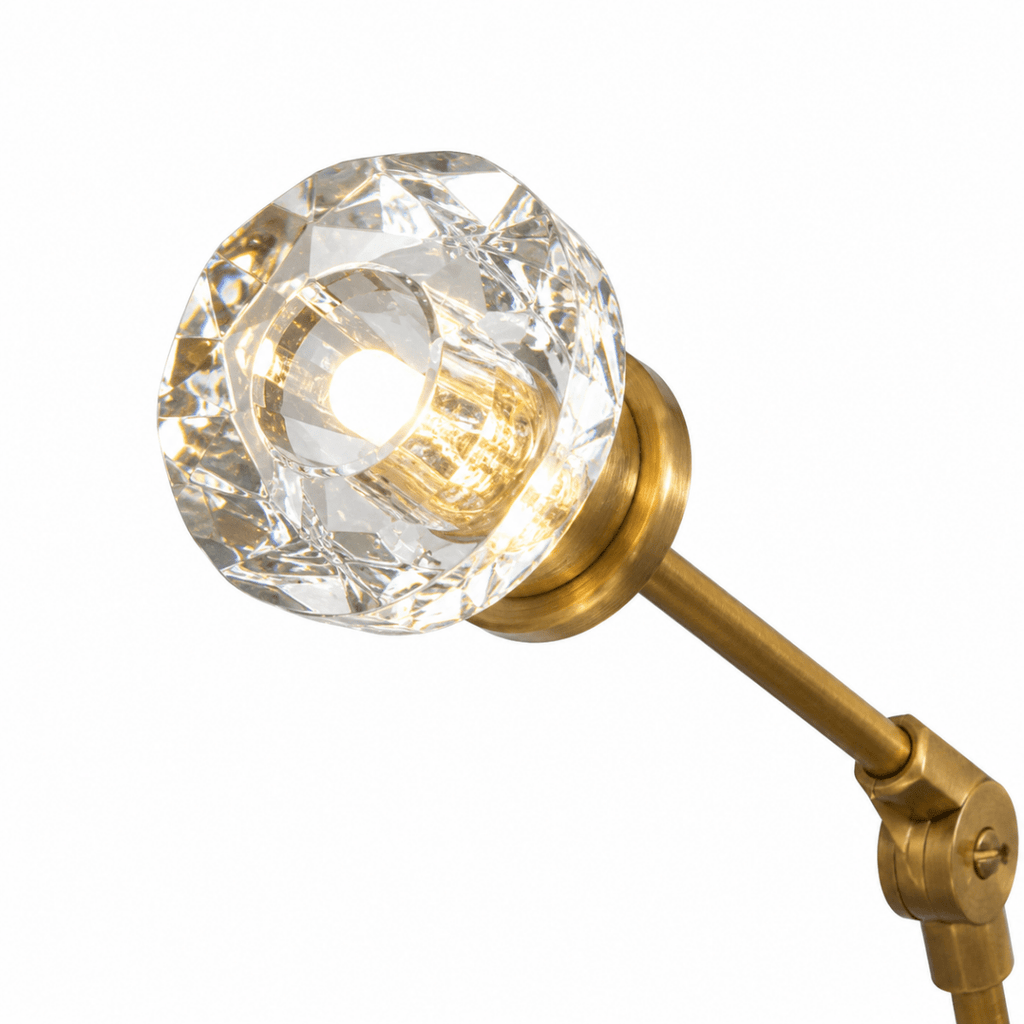 Nebula Crystal Bronze Sputnik Chandelier