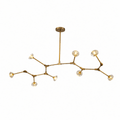 Nebula Crystal Bronze Sputnik Chandelier