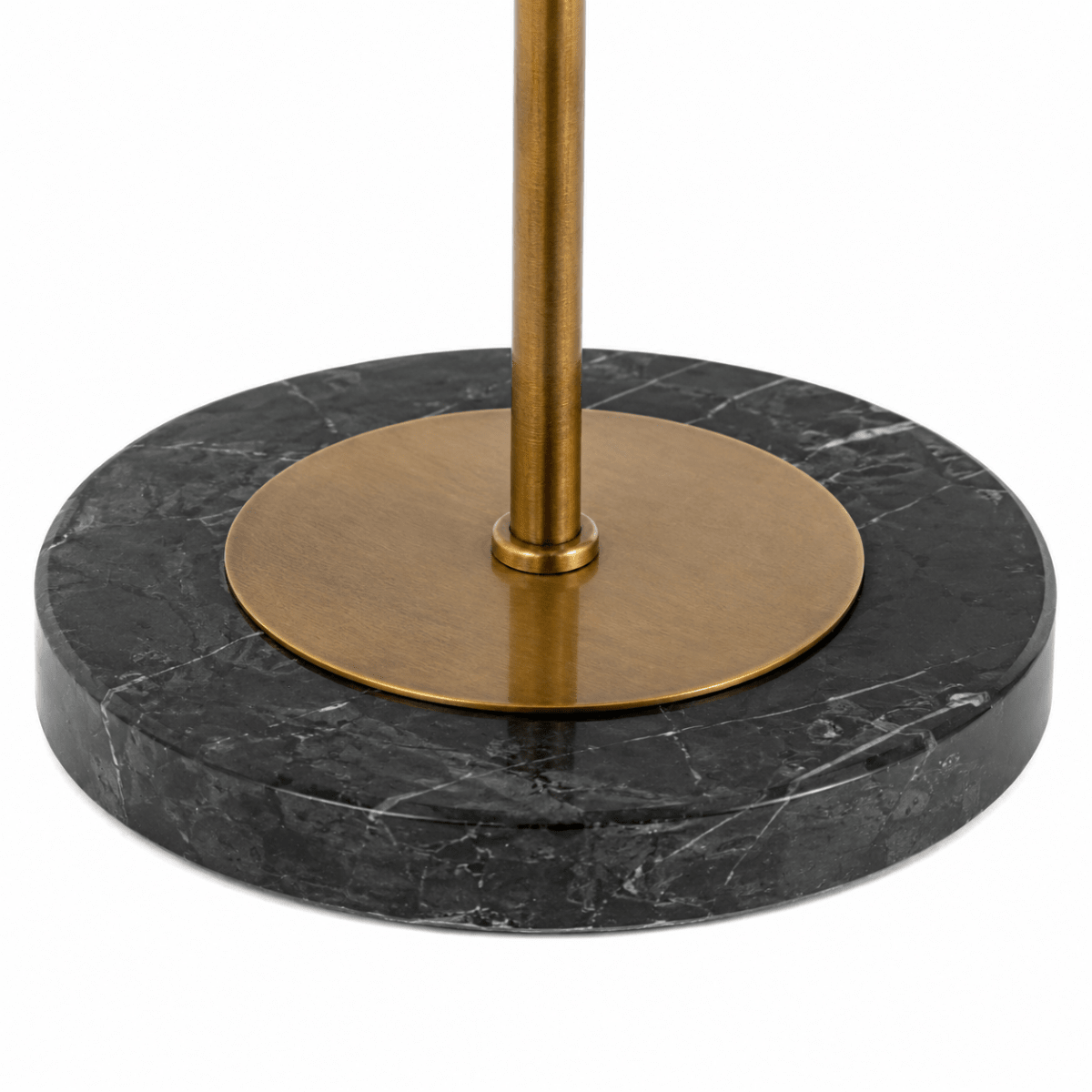 Nebulo 8 - Globe Aged Brass Staggered Floor Lamp