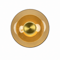 Nexis 12 Inch Gold & Amber LED Wall Sconce