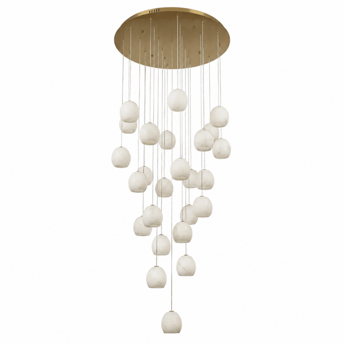 Nivora Cluster Staircase Marble Chandelier
