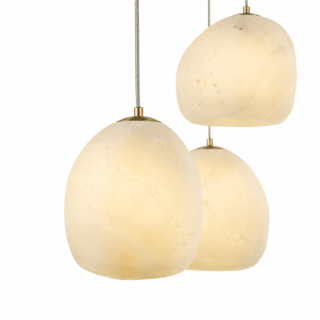 Nivora Cluster Staircase Marble Chandelier