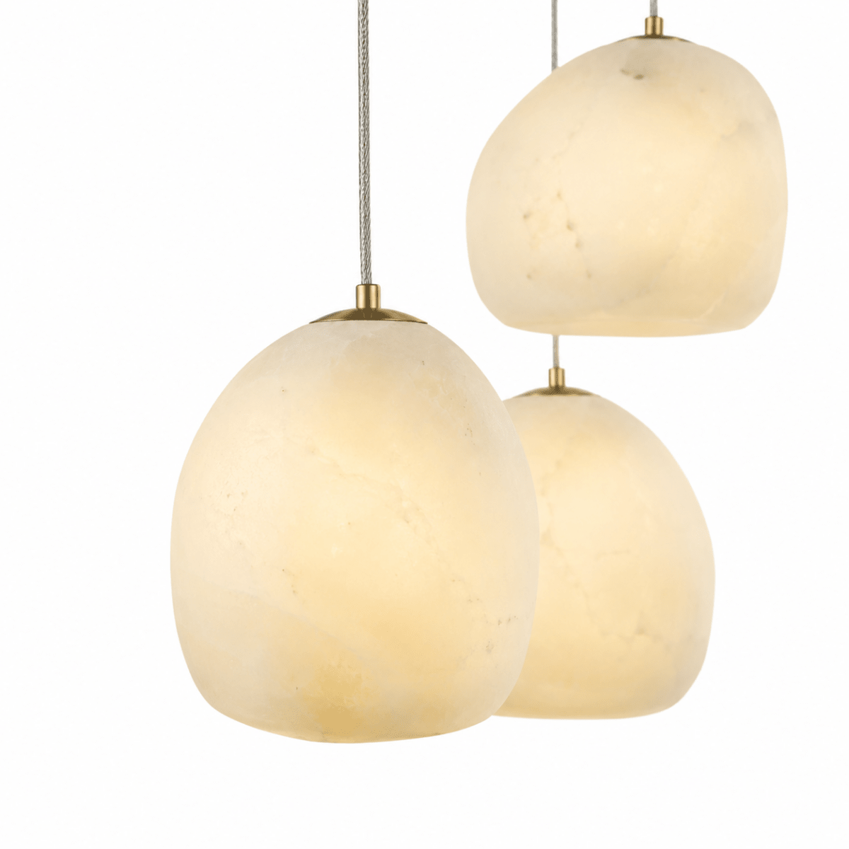 Nivora Cluster Staircase Marble Chandelier